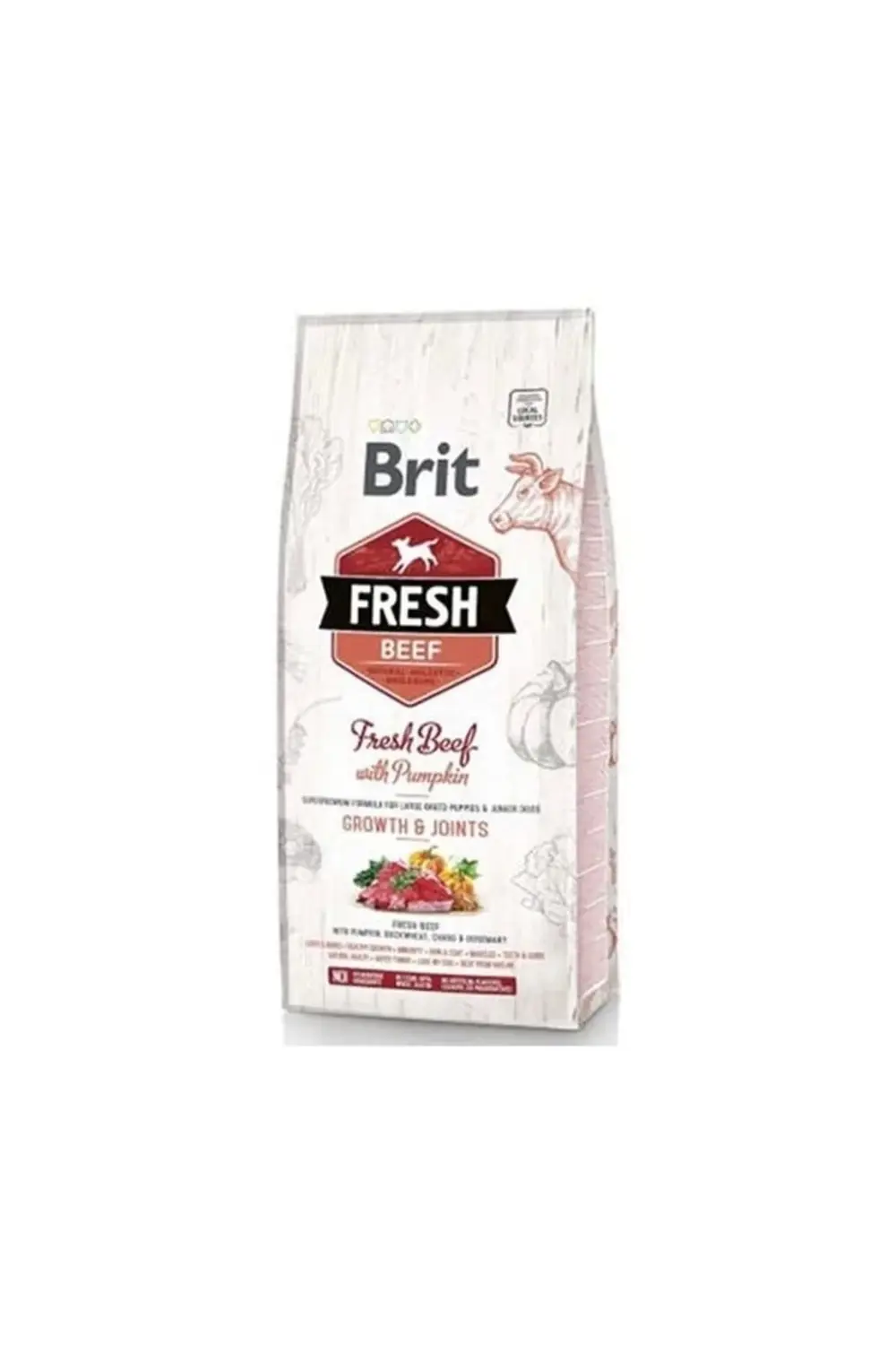 Brit Fresh Sığır Etli ve Balkabaklı Yavru Köpek Maması 12 Kg