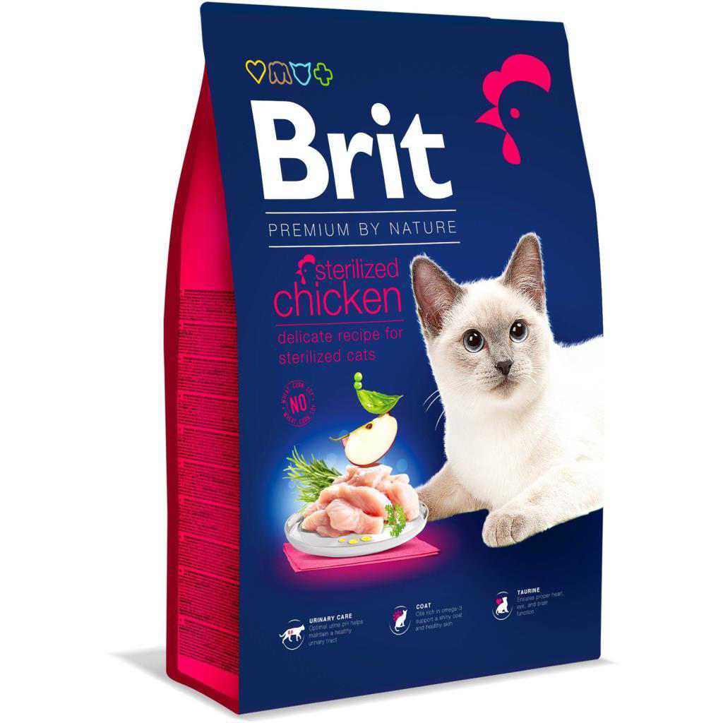 Brit Premium Sterilised Tavuklu ve Pirinçli Kısırlaştırılmış Kedi Brit Premium Sterilised Tavuklu ve Pirinçli Kısırlaştırılmış Kedi