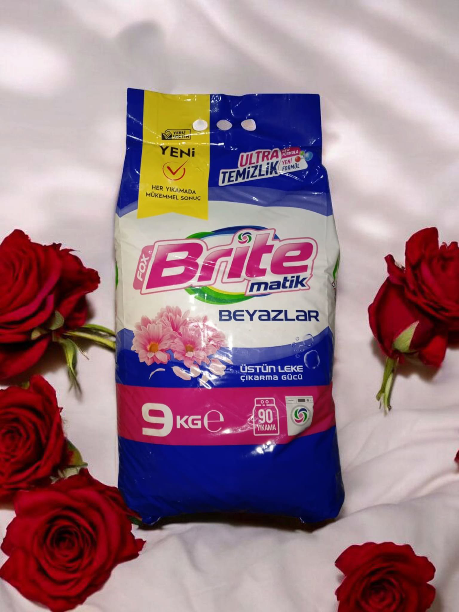 BRİTE ÇAMAŞIR DETERJANI BEYAZLAR İÇİN 9 KG 