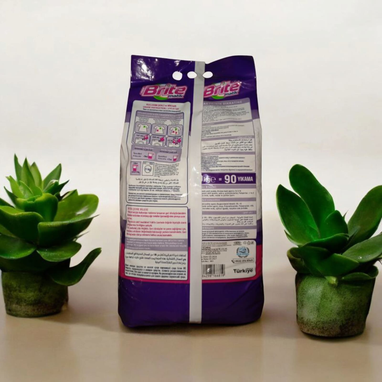 BRİTE ÇAMAŞIR DETERJANI BEYAZLAR İÇİN 9 KG 