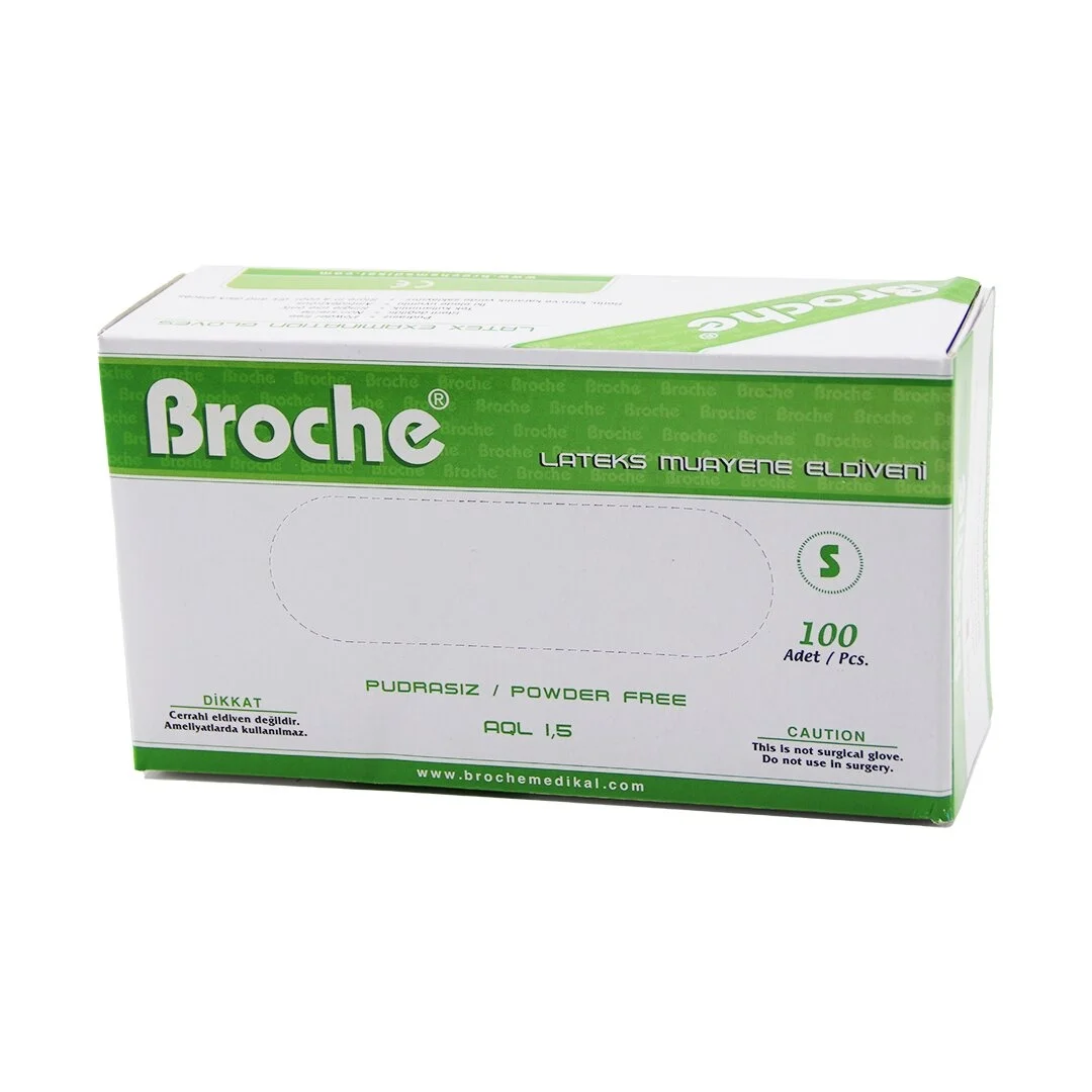 Broche  S  Pudrasız Muayene Eldiveni 100lü Bx40 Fiyatı, Yorumları ve Özellikleri
