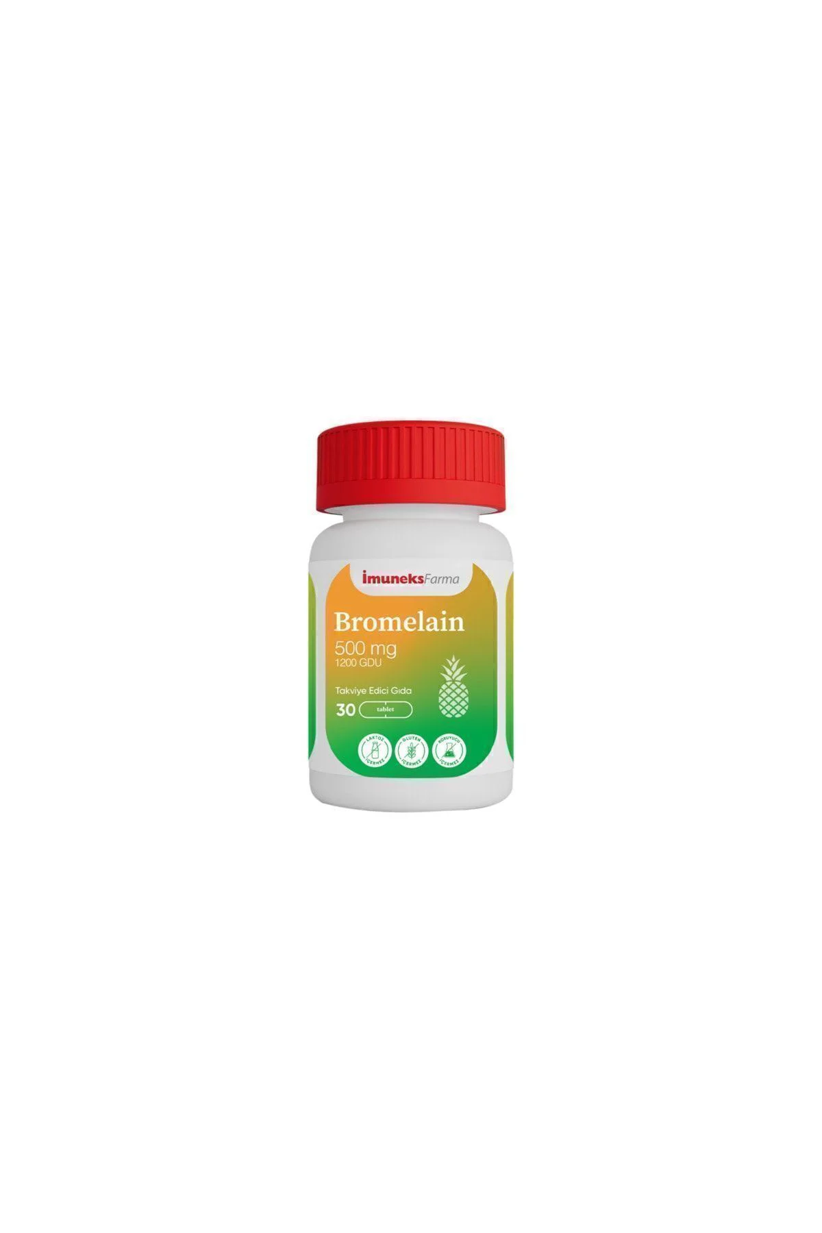 Bromelain 500 mg 30 Kapsül