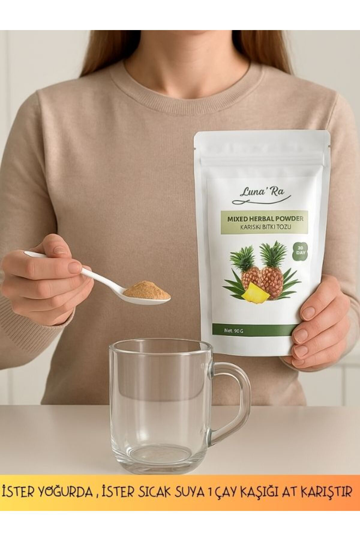 Bromelain Ananas İçeren Detoks Form Çayı 1 Aylık Kullanım