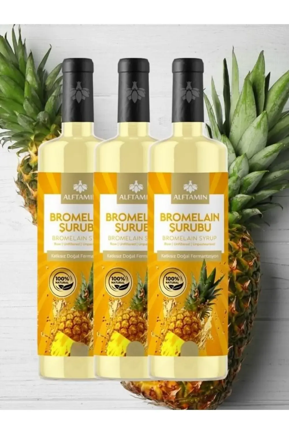 Bromelain Ananas Içeren Detox Şurubu Bromelain Detox L-carnitin I