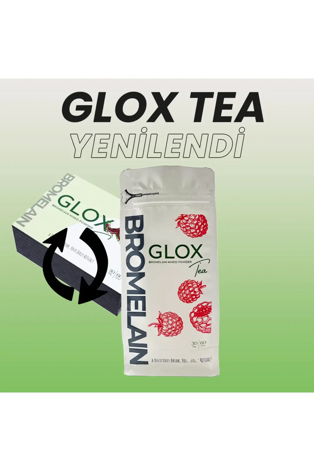 Bromelain Ve Collagen Içeren Karışık Bitki Çayı - (60 GÜNLÜK KULL