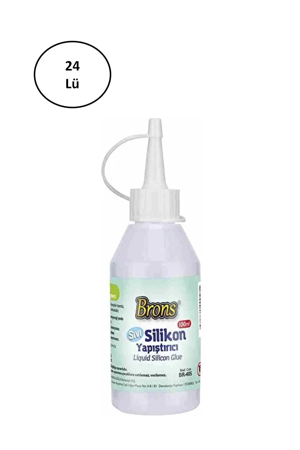 Just Cheap Store Brons Yapiştirici Sivi Silikon 100 Gr 12'Li