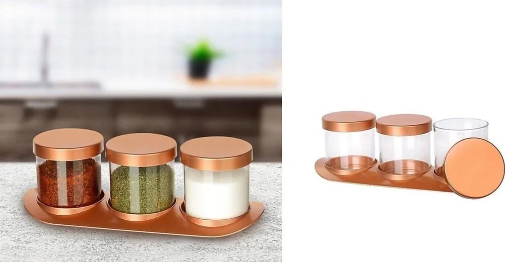 Bronz Baharat Seti Lüx 3lü Set Diğer