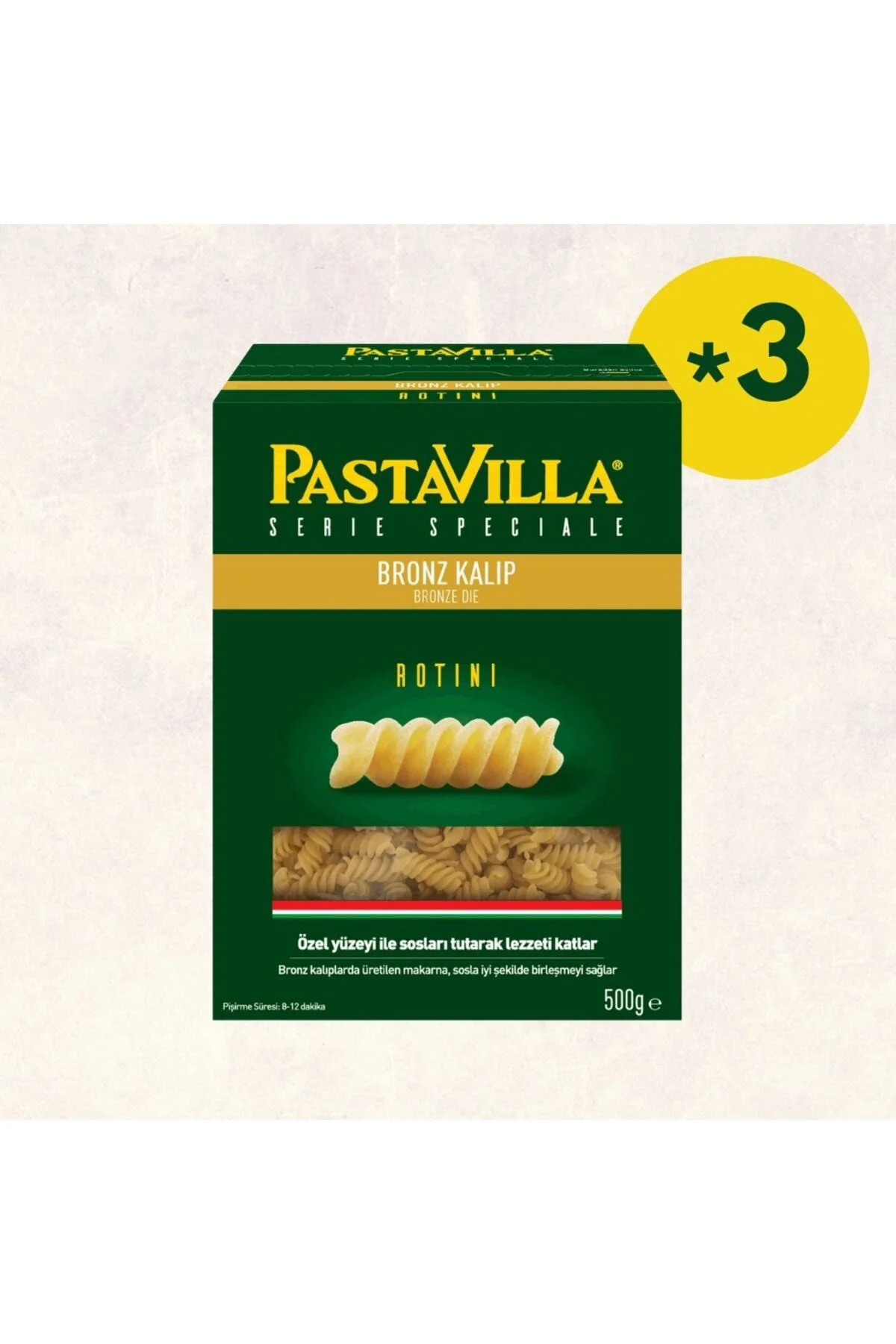 Bronz Kalıp Rotini 500 Gr. - 3 * 500 Gr.