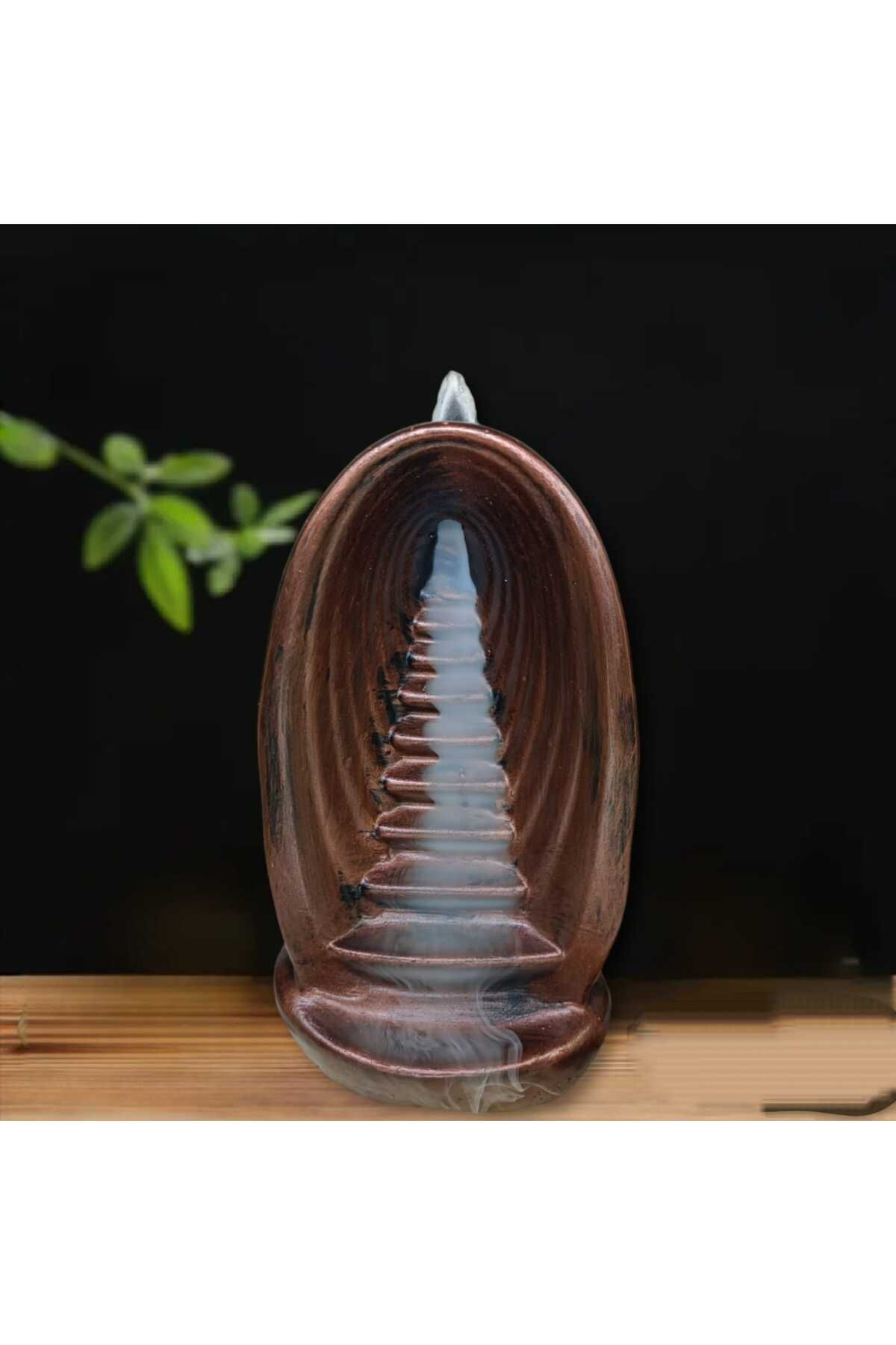 Dodemert Home Bronz Merdiven Şelalesi Geri Akışlı Beton Tütsülük