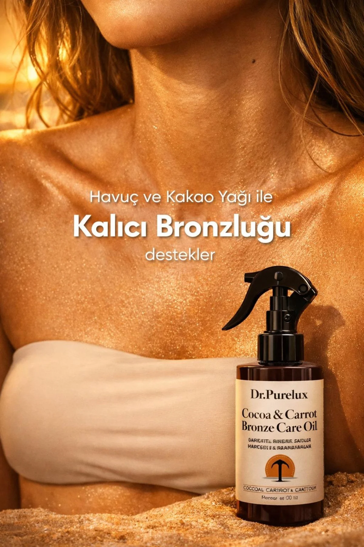 Bronzlaştırıcı Yağ | Kakao & Havuç & Hindistan Ceviz İçeren Bronz