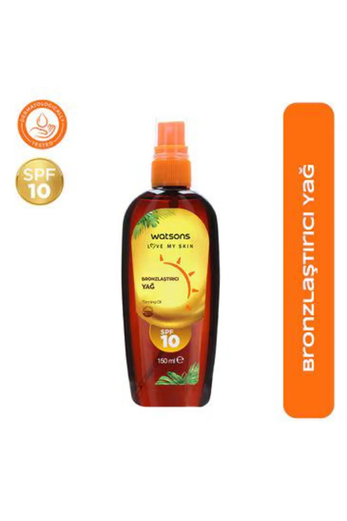 Bronzlaştırıcı Yağ Spf10 150Ml Bronzlaştırıcı Yağ Spf10 150Ml