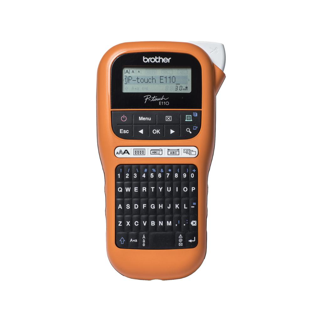 Brother P-TOUCH PT-E110 Endüstriyel Tip Etiket Yazıcı