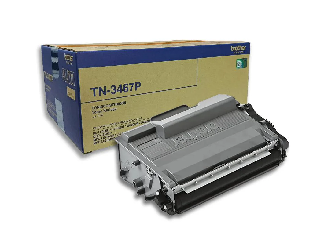 BROTHER TN-3467 Siyah Toner Orjinal (12000 Sayfa) BROTHER TN-3467 Siyah Toner Orjinal (12000 Sayfa)