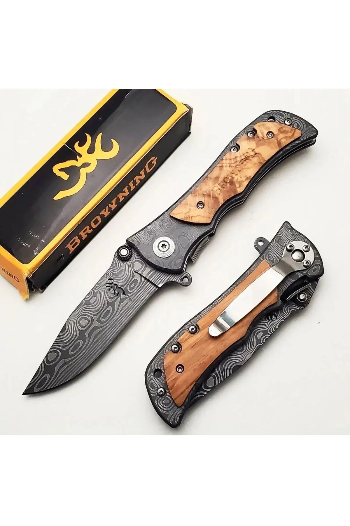 Browning Ahşap Saplı Damas İşlemeli Çakı Browning Ahşap Saplı Damas İşlemeli Çakı Fiyatı, Yorumları ve Özellikleri