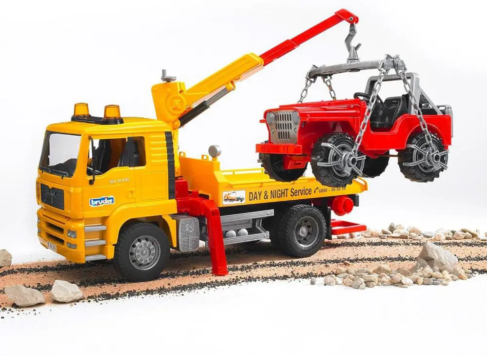 Bruder Man Araba Çekici ve Jeep BR02750