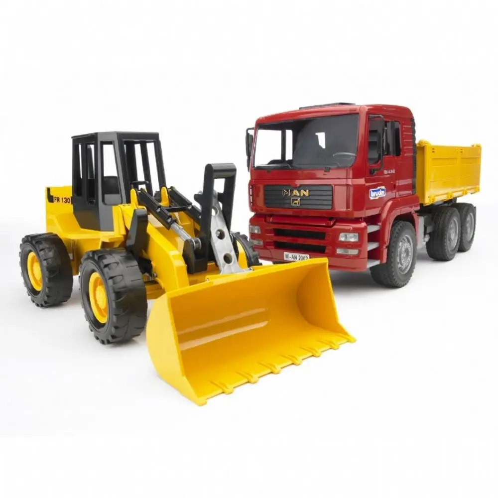 Bruder Oyuncak Man Damperli Kamyon Ve Fr 130 Kepçe BR02752