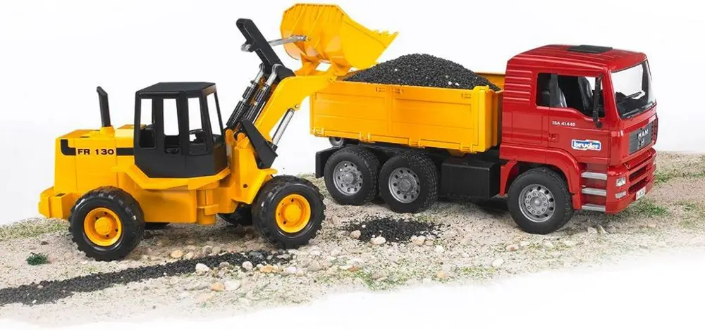 Bruder Oyuncak Man Damperli Kamyon Ve Fr 130 Kepçe BR02752