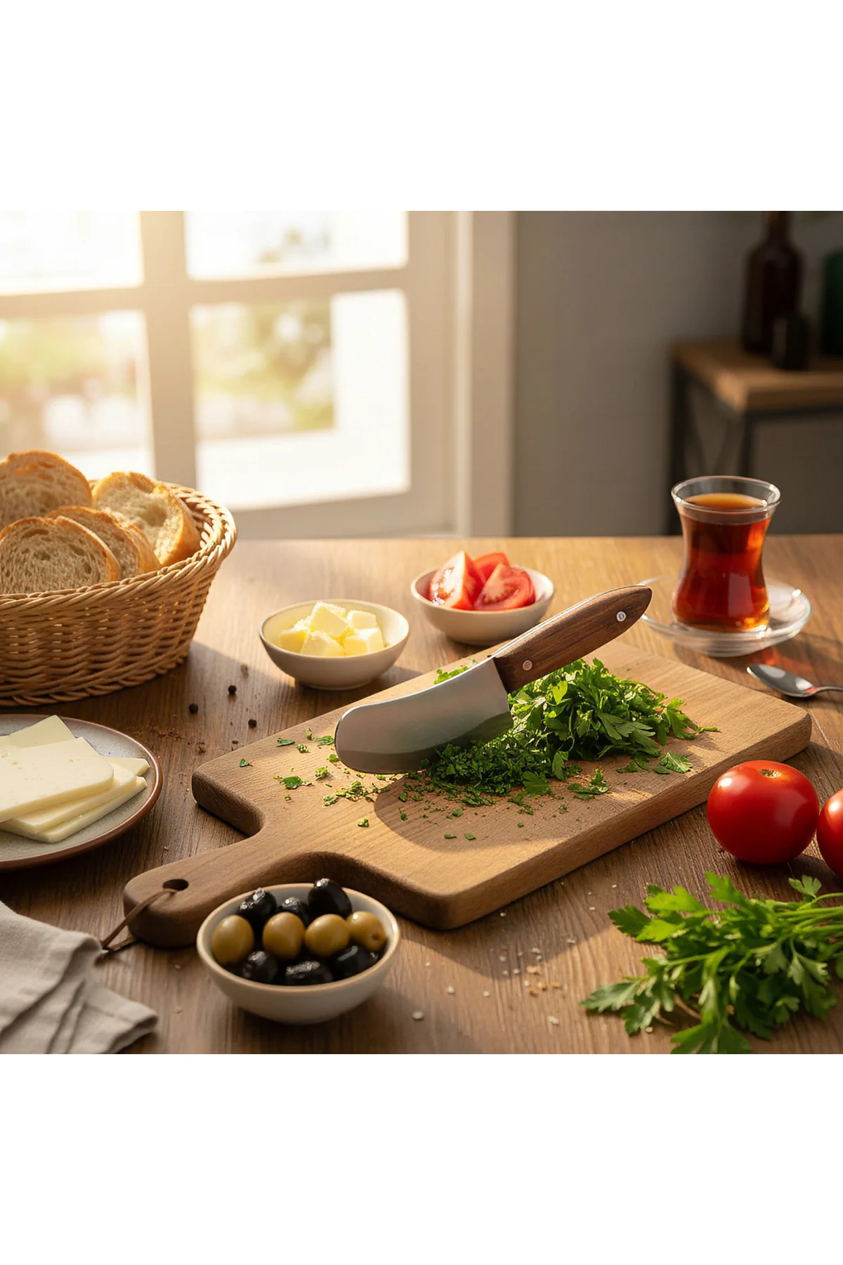 Brunch Master 5 Parça Ahşap Saplı Bıçak Seti – Sunum ve Kahvaltı 