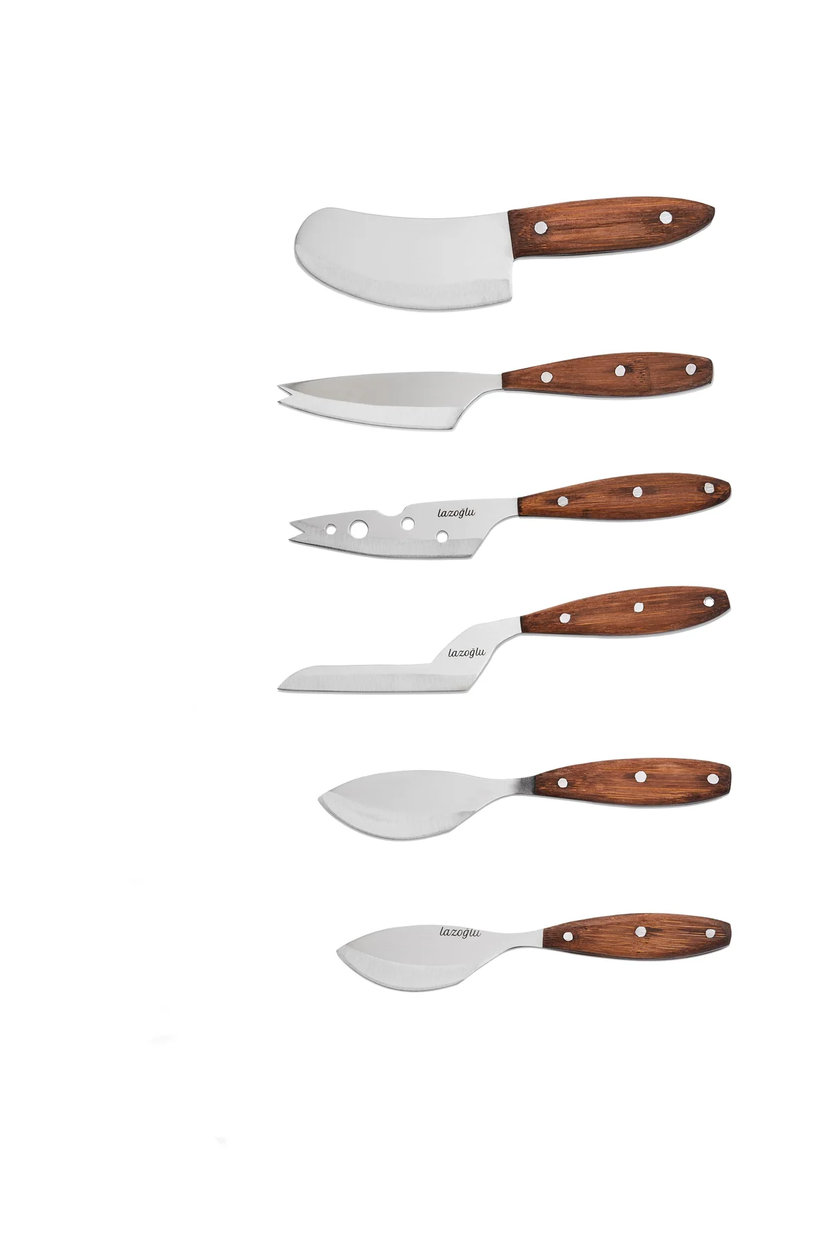 Brunch Master 5 Parça Ahşap Saplı Bıçak Seti – Sunum ve Kahvaltı 