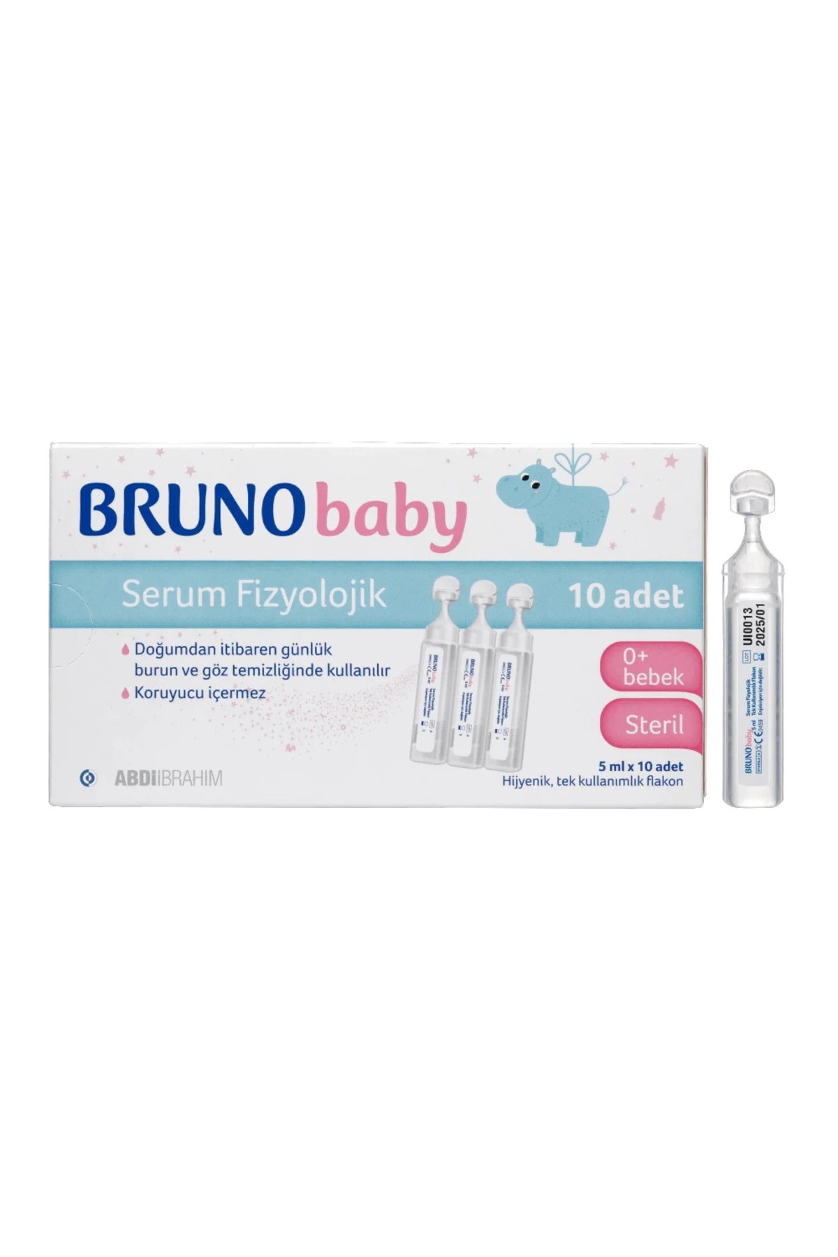 Bruno Serum Fizyolojik 5 Ml 10 Flakon 8699514600022