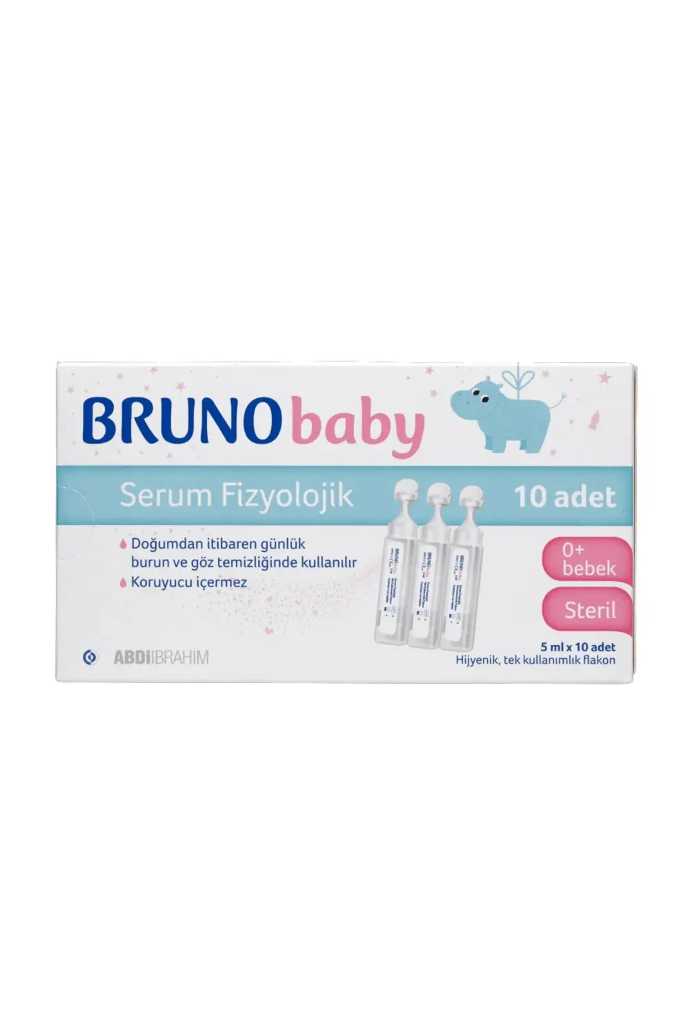 Bruno Serum Fizyolojik 5 Ml 10 Flakon