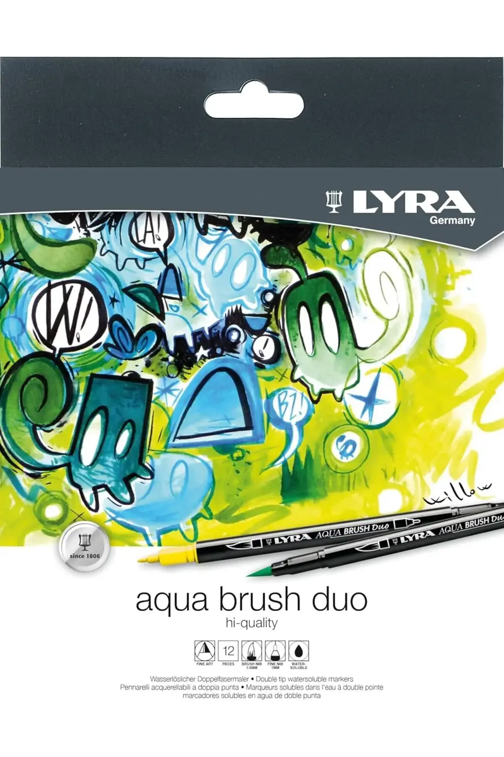 Brush Duo Çizim, Askılı Paket 12'li 1178367