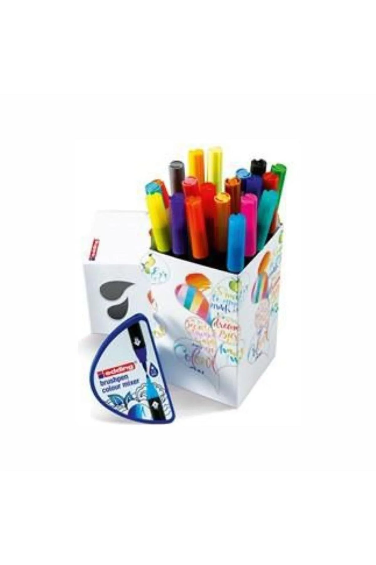 Brush Pen 20 Renk Set Colour Happy