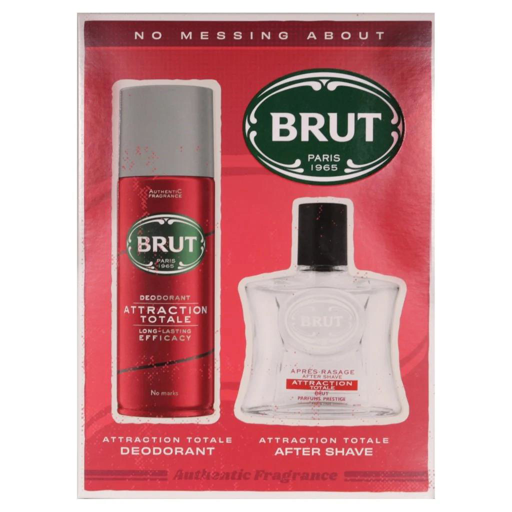Brut Set Aftershave 100 ml+Deo 200 ml Attraction Brut Set Aftershave 100 ml+Deo 200 ml Attraction