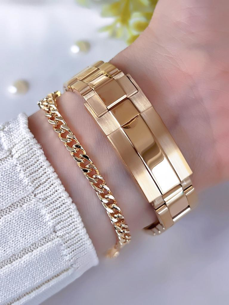 BRV.21.1853 Revello Altın Kaplama Kararma Renk Atma Yapmaz 3Atm S