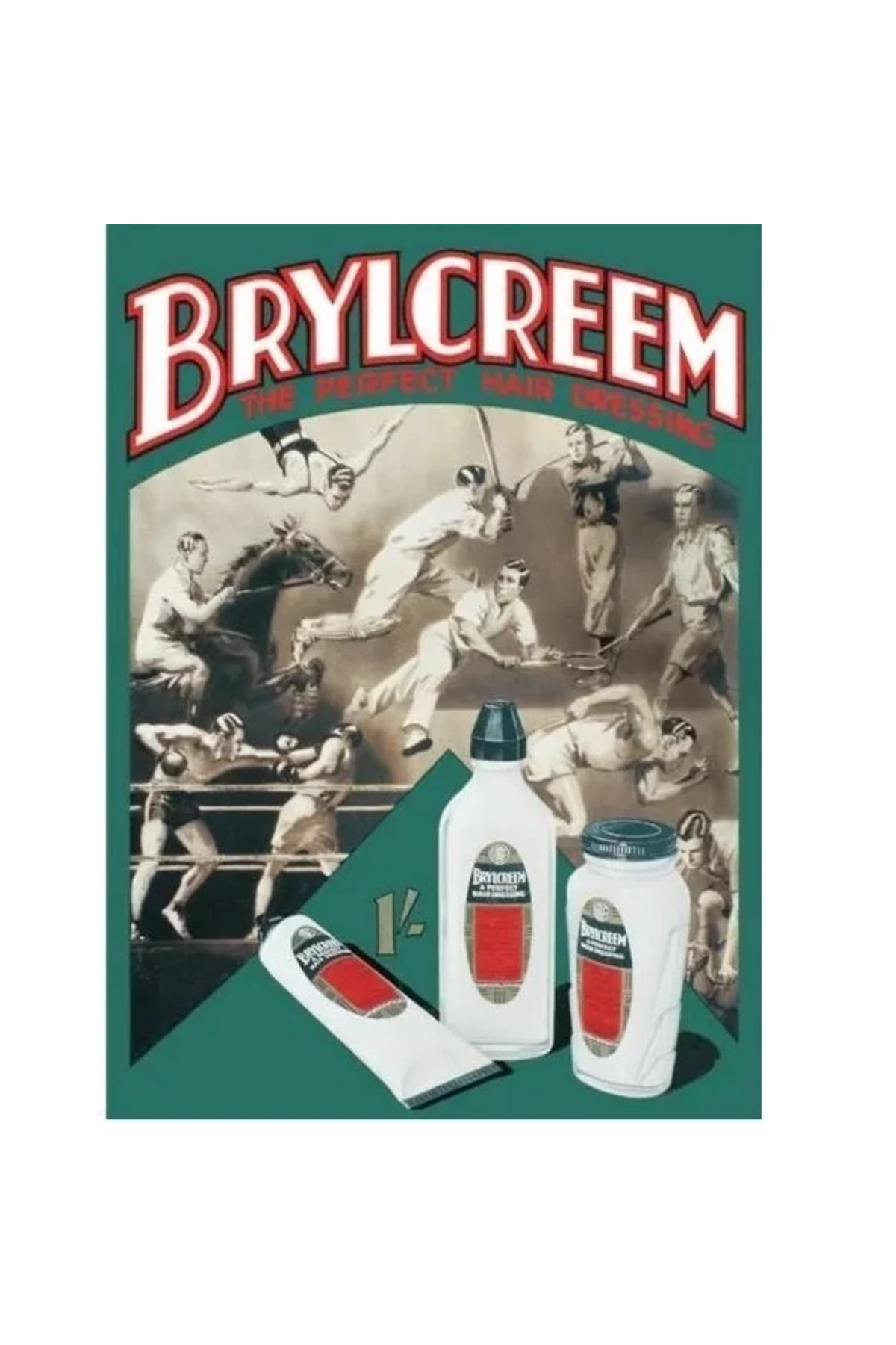 Brylcreem Sport Metal Duvar Panosu