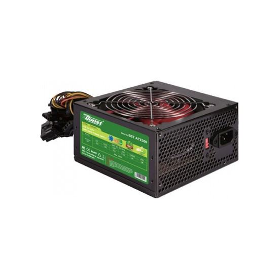 Tunçmatik Bst-Atx300r 300W, Ppfc 12Cm Kirmizi Fanli Atx Psu (Retail Box)
