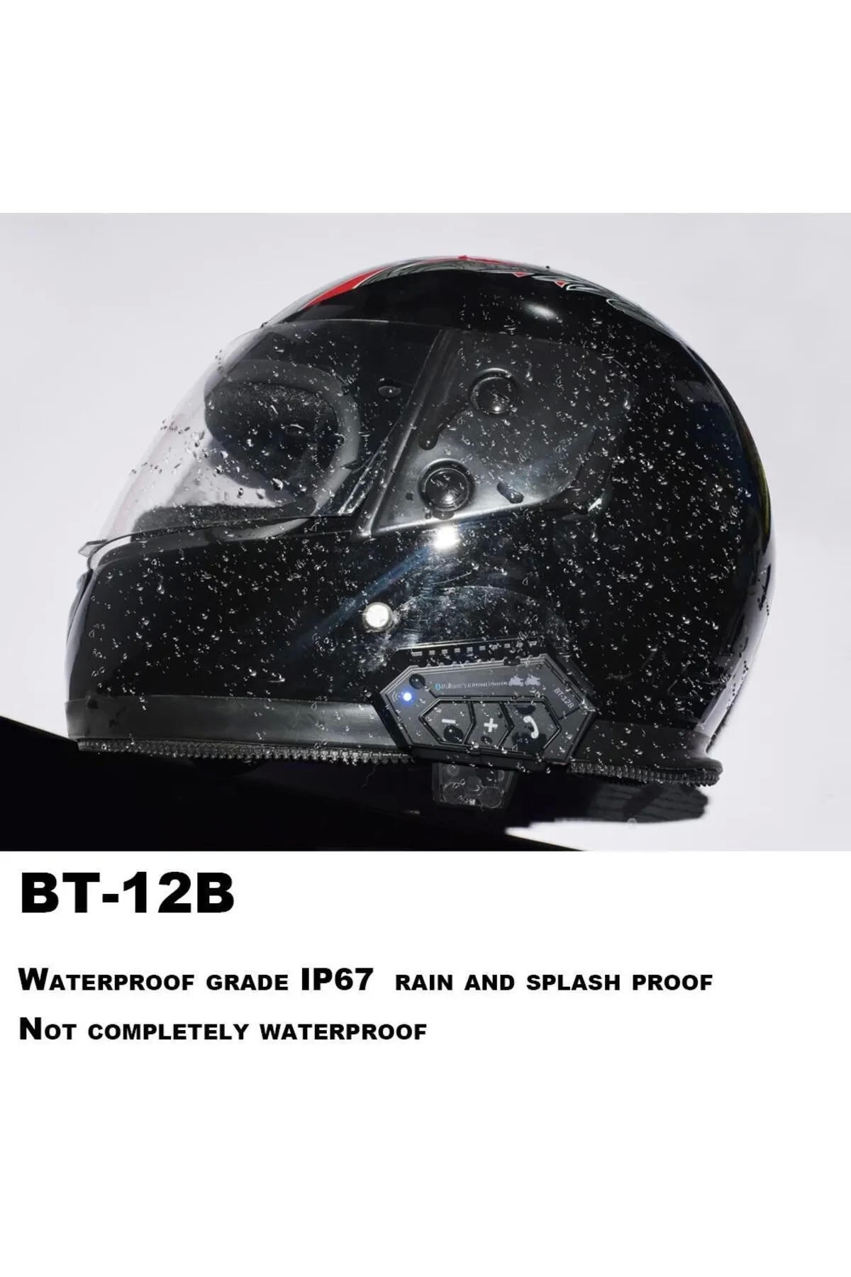 Bt-12b 2 Binici Eşleşme Özellıklı Motosiklet Bluetooth Intercom