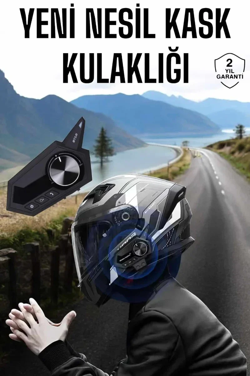BT18 Kask Kulaklığı - ANC Özellikli Bluetooth İletişim Sistemi Fiyatı, Yorumları ve Özellikleri