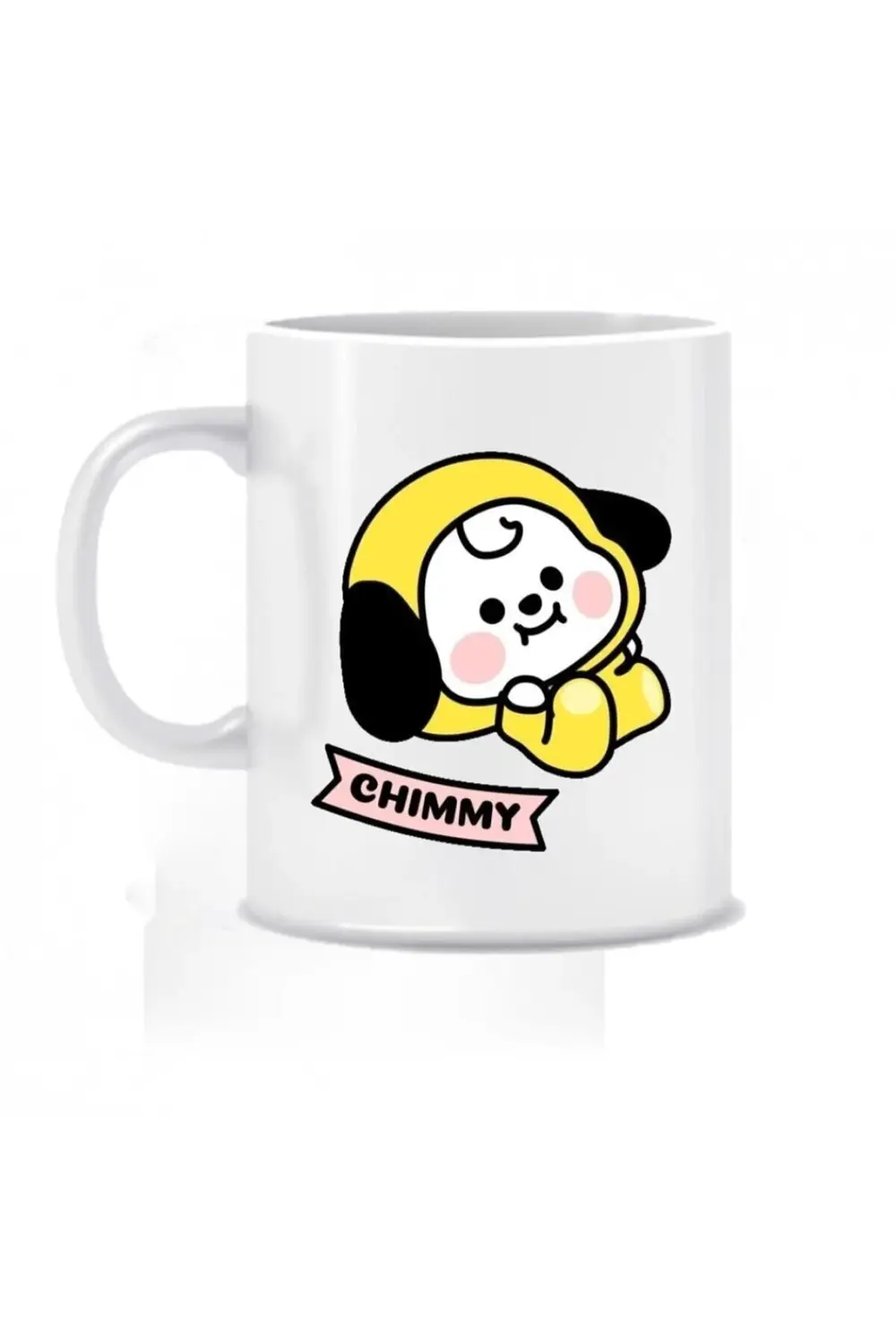 Bt21 Chımmy Bts Baskılı Özel Tasarım Beyaz Porselen Kupa Bardak
