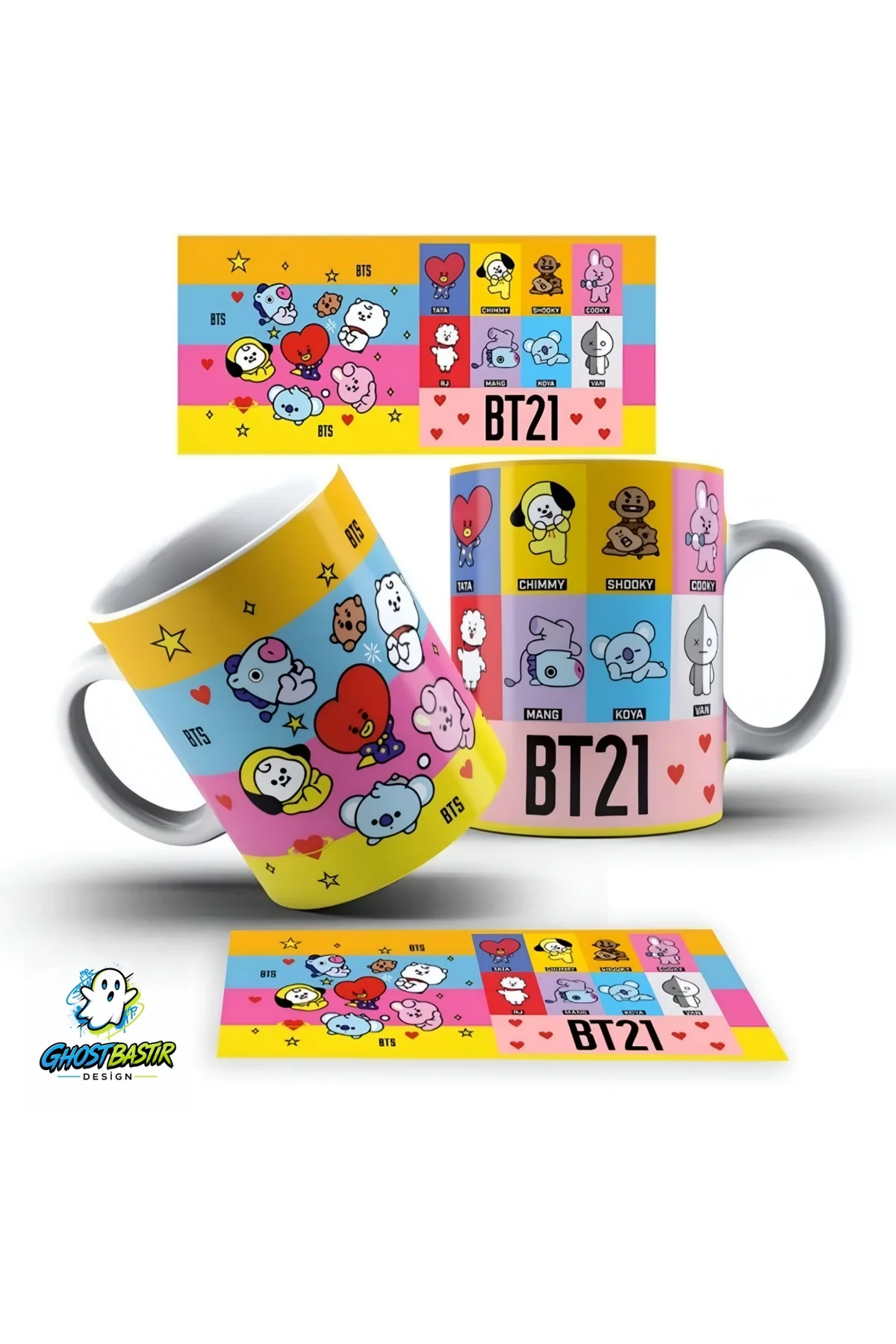 BT21 Kupa Bardak | Tek Adet K0171