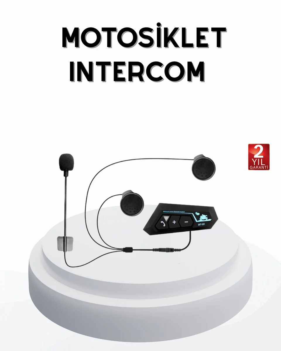 BT22 Kablosuz Kask Kulaklığı - Bluetooth 5.0, Su Geçirmez, Uzun Pil Ömrü
