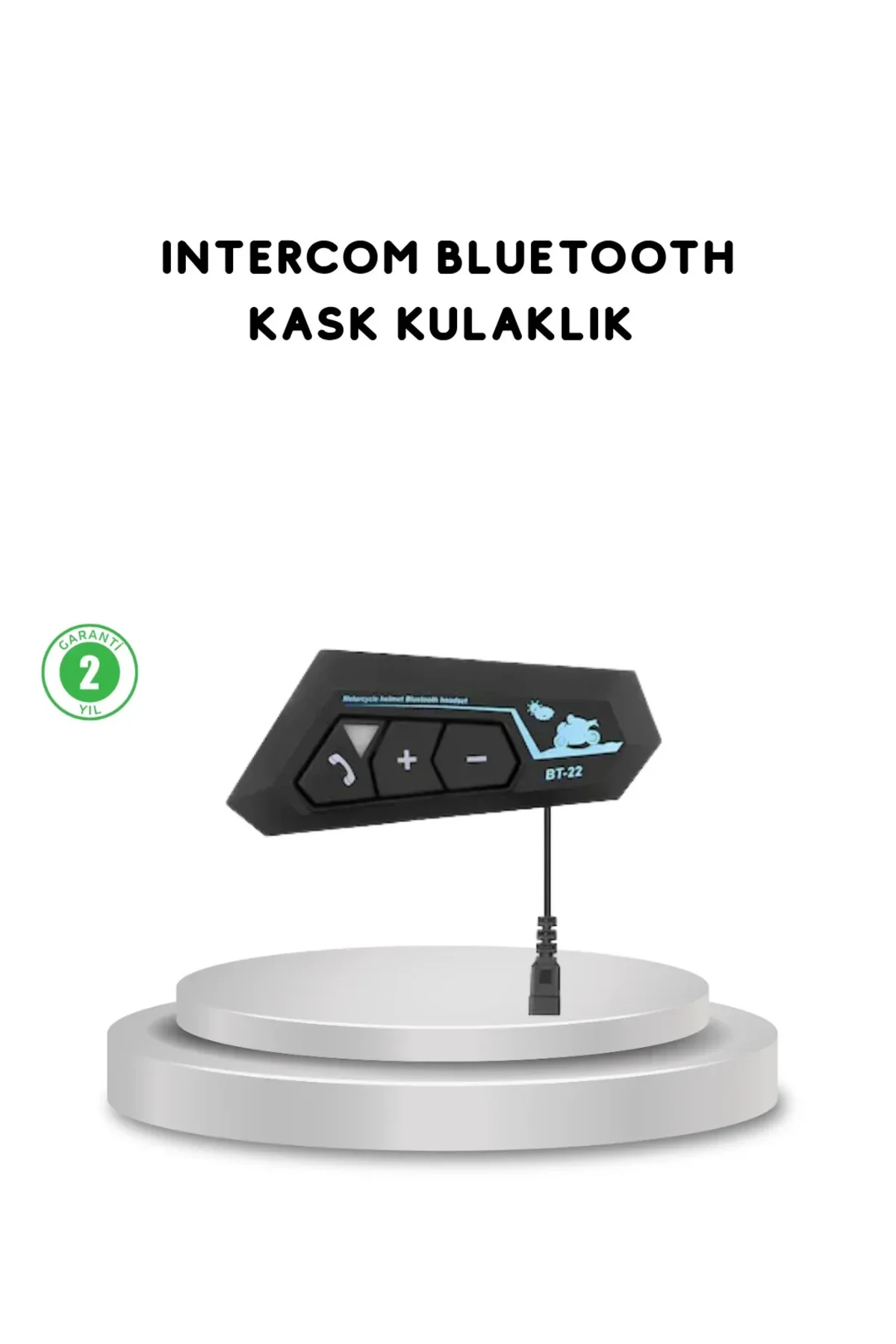 BT22 Kask Bluetooth Kulaklık 5.0 Gürültü Engelleyici ve Eller Serbest Kullanım