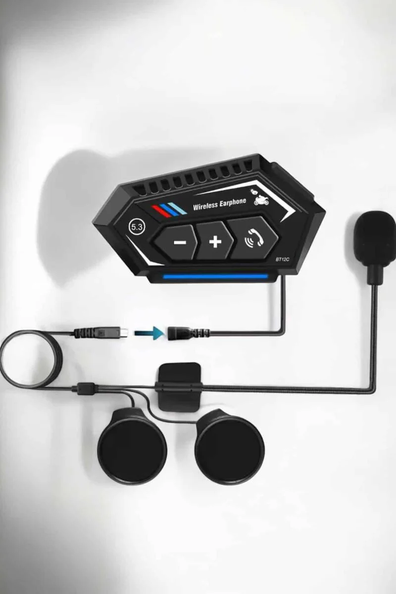 BT22 Kask Bluetooth Kulaklık 5.0 - Motosiklet İçin İnterkom ve Ses Çözümü