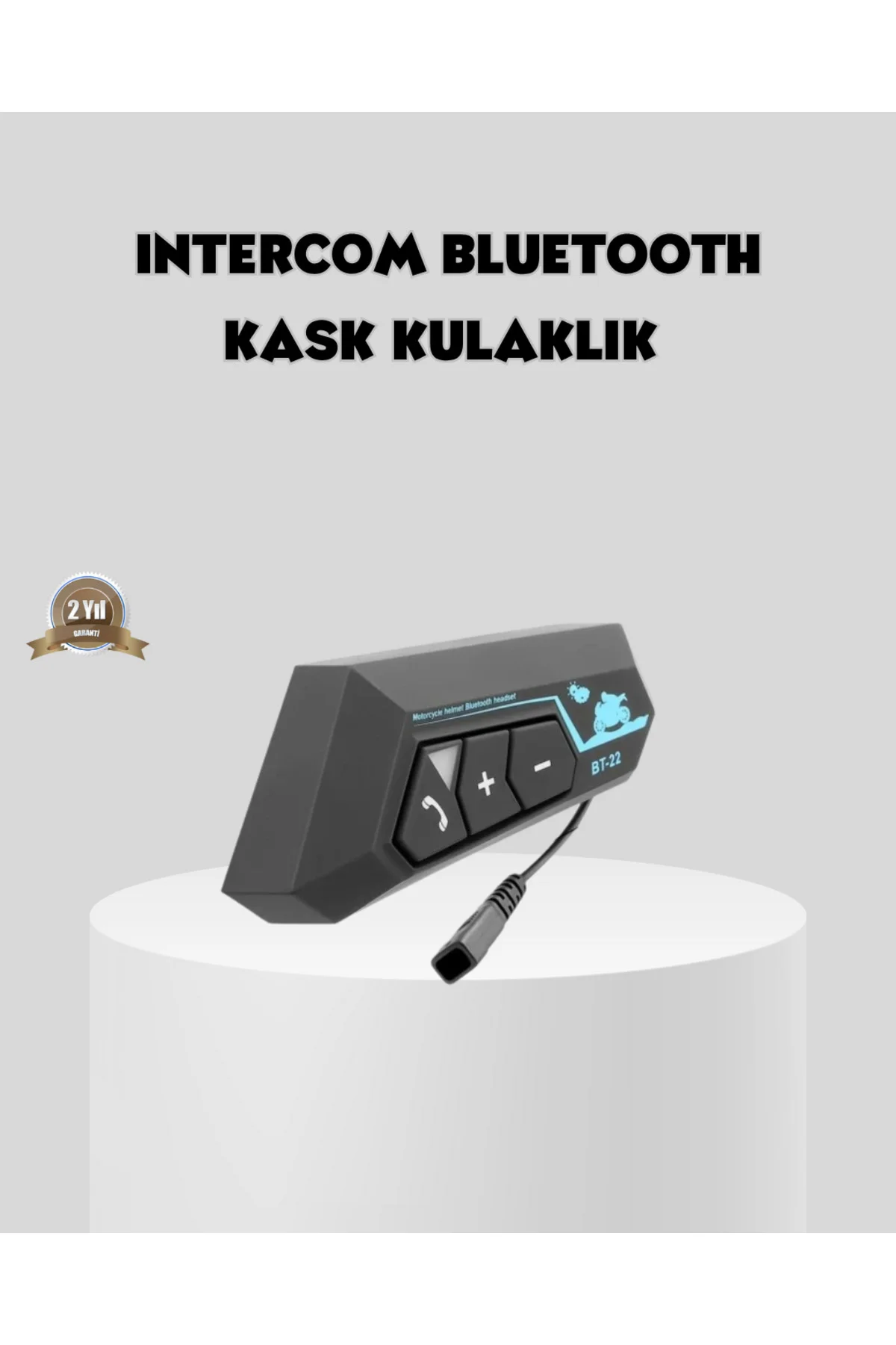 BT22 Kask İçi Bluetooth Kulaklık Hızlı Eşleşme ve Gürültü Önleyic