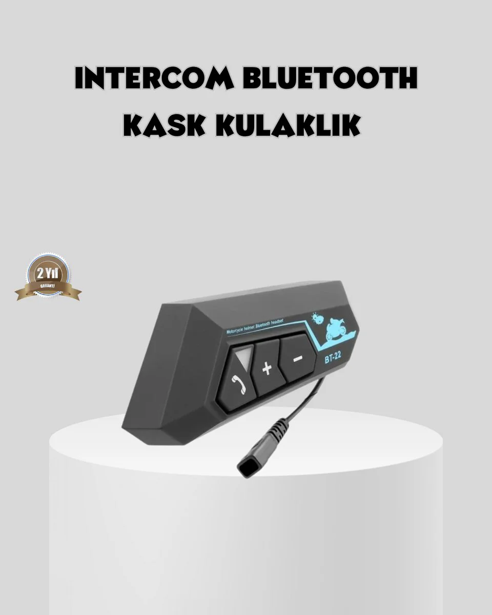 BT22 Kask İçi Bluetooth Kulaklık: Hızlı Eşleşme ve Gürültü Önleyici Mikrofon ile Motosiklet İçin El Serbest Çözüm