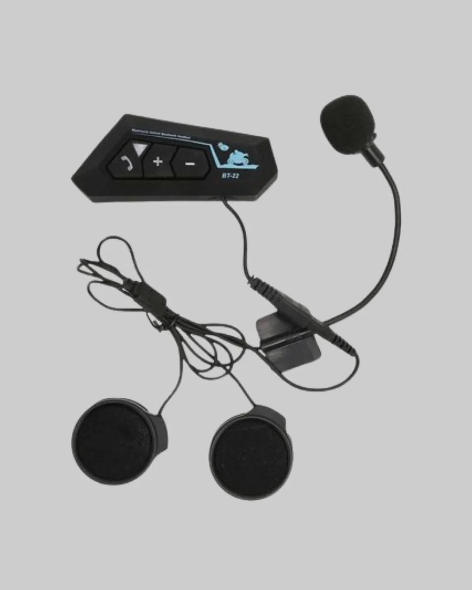 BT22 Motosiklet Kulaklığı: Bluetooth 5.0 Gürültü Engelleyici ve Eller Serbest Kask Kulaklığı