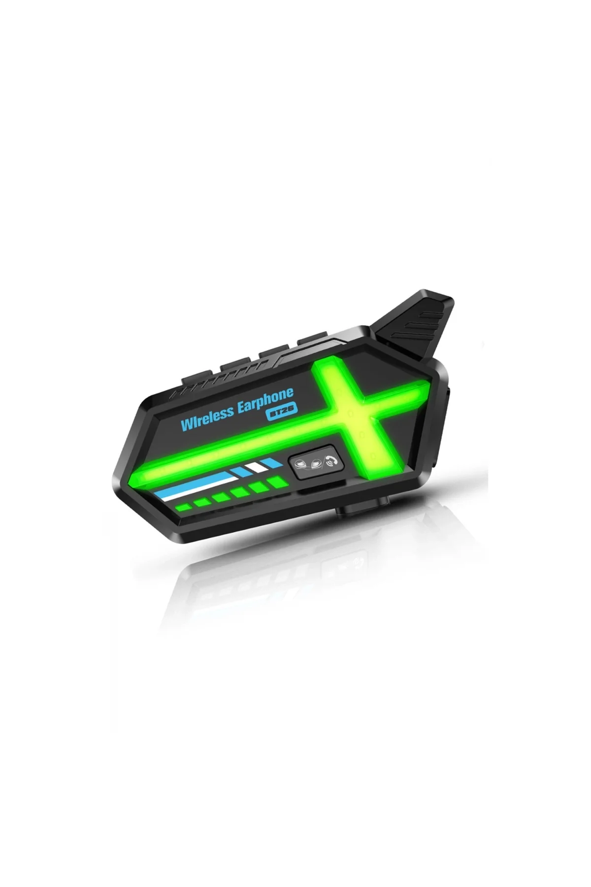 Bt26 Motosiklet Kask Kulaklık Bluetooth Rgb Işıklı 2 Eşleşme Özel