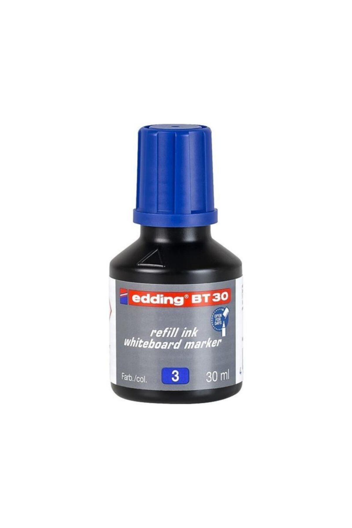 Edding Bt30 30Ml Tahta Kalemi Mürekkebi 30 Ml Mürekkep Mavi