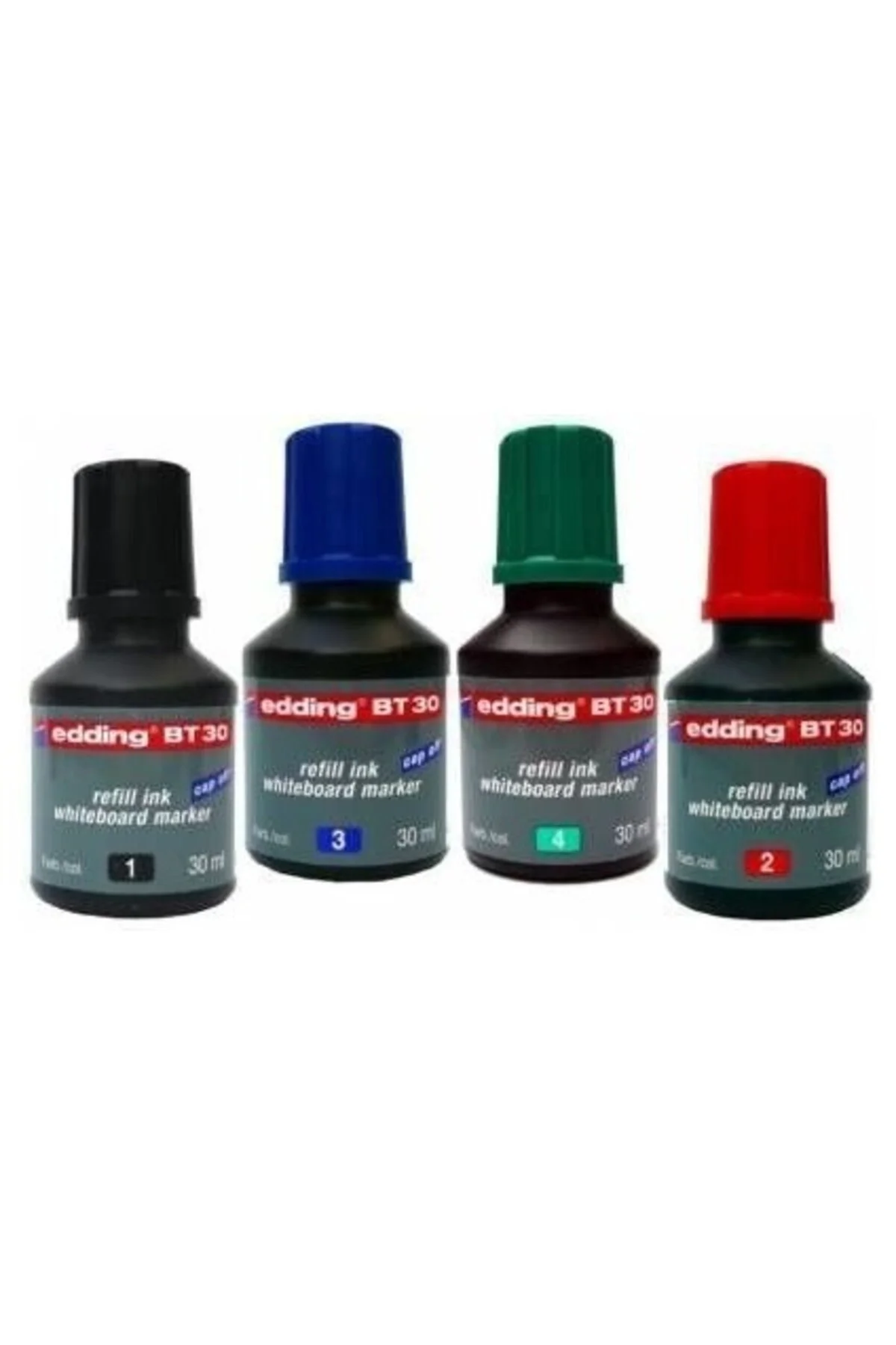 BT30 Beyaz Tahta Kalemi Mürekkebi 30 ml 4 Farklı Renk