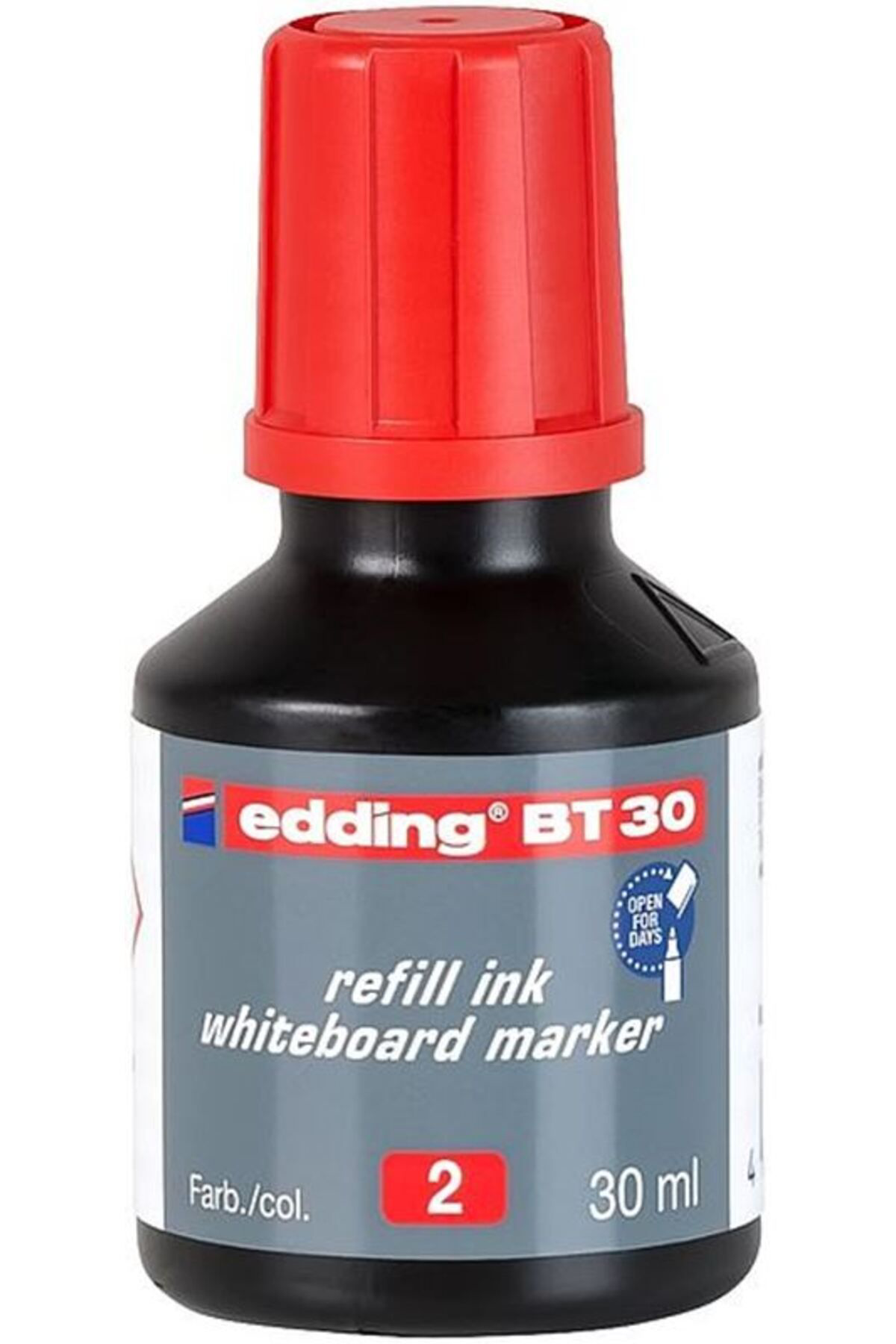 Edding Bt30 Kirmizi Tahta Kalemi Mürekkebi 30 Ml