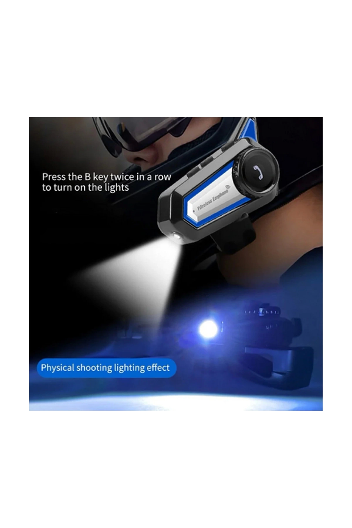 Just Cheap Store Bt31 Kask Kulaklik Bluetooth 5.0 Motosiklet İnterkom Su Geçirmez 