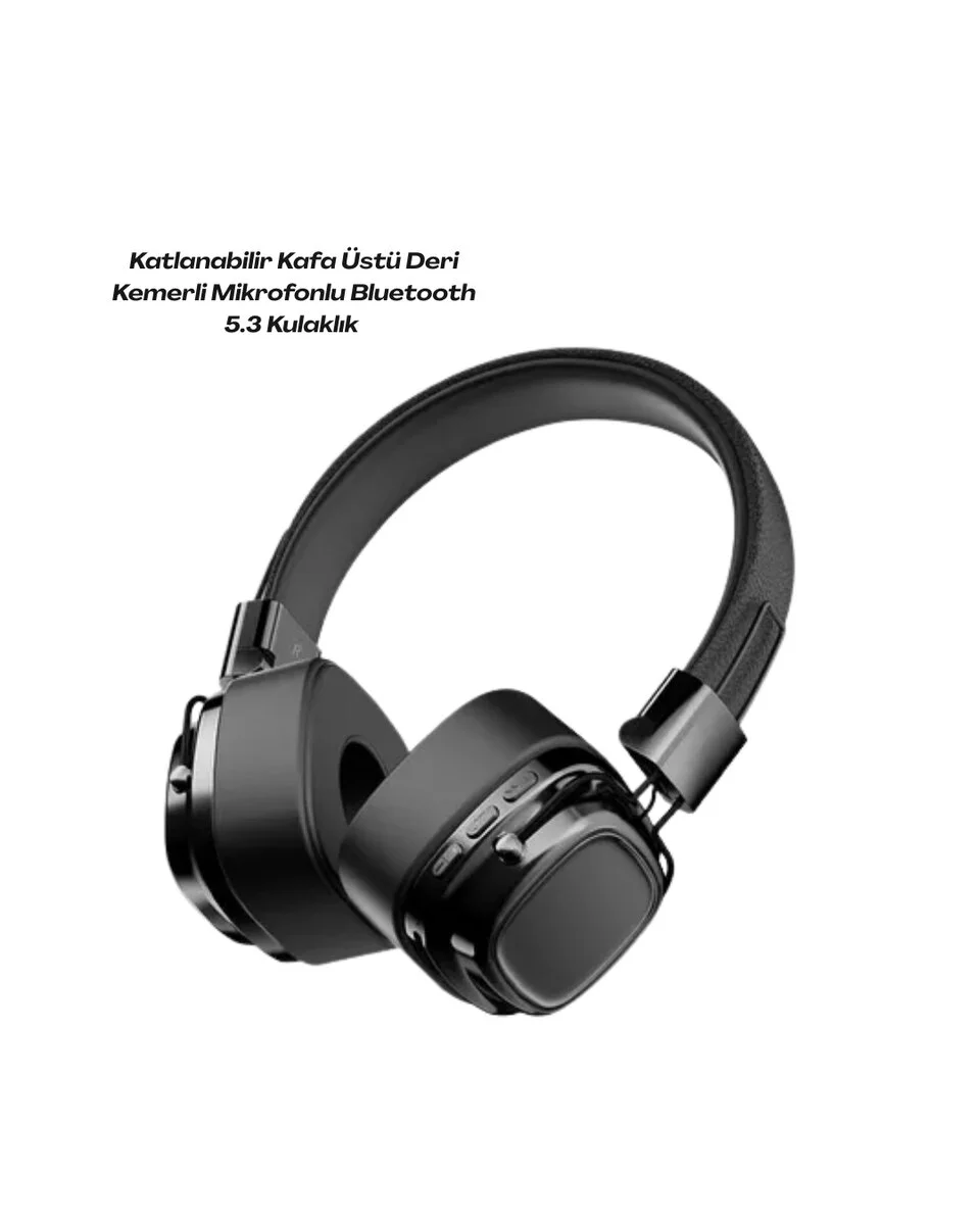 BT40 Kulak Üstü Kulaklık - Kablosuz Bluetooth, Katlanabilir ve Uzun Pil Ömrü
