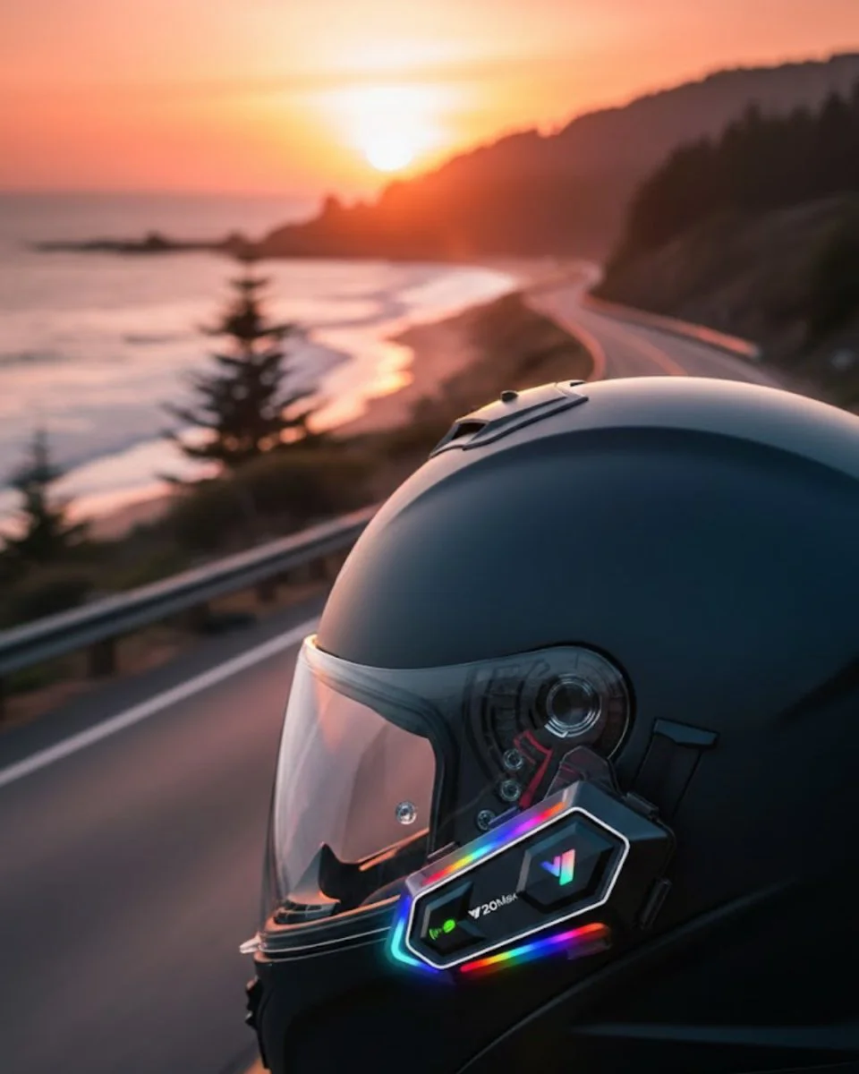 BT5.3 Çipli Kask İçi Bluetooth Kulaklık 25 Saat Pil - CVC DSP Teknolojili Motosiklet İletişim Sistemi