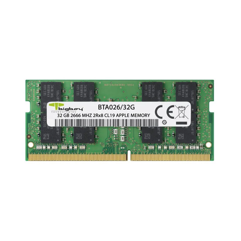 BTA026/8G Bigboy Apple 8GB DDR4 2666MHz CL19 Notebook Belleği BTA026/8G Bigboy Apple 8GB DDR4 2666MHz CL19 Notebook Belleği