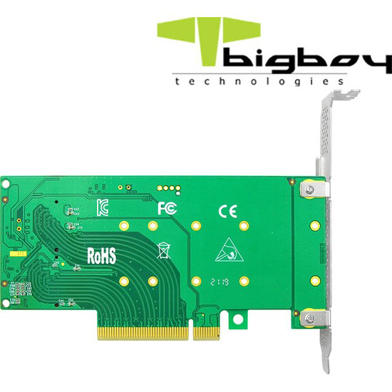 Bigboy Btc-M2g4x2 Pcie 4.0 X4 Pcie 4.0 X8 2Xm.2 2Xnvme Çevirici Ünite